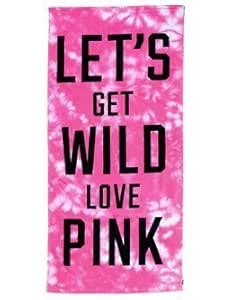 Victoria's Secret PINK Beach Towel Pink Tie-Dye, NEW! : Amazon.in