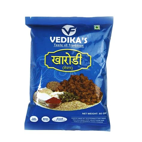 VEDIKA'S Bajra Kharodi/Bajra Bite Crunchy, pack of 2 (each pack 80 gm ...