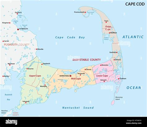 Cape Cod Road Map