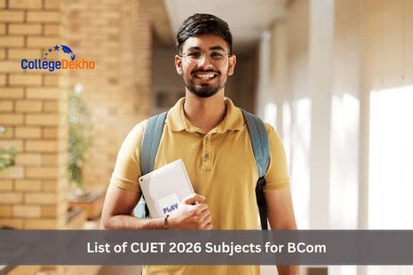 List of CUET 2026 Subjects for BCom: Domain Subjects, Selection Tips ...