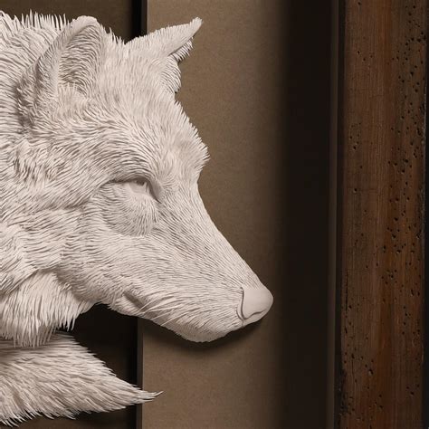 Calvin Nicholls Turns Fine Papers Into Low Relief Sculptures
