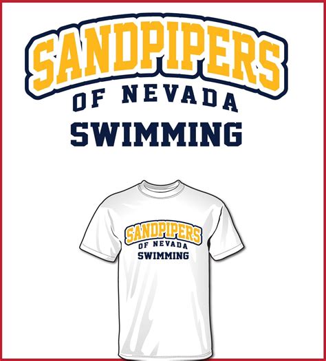 Sandpipers of Nevada White Dri Fit Team Shirts | Bodyline Swim Shop