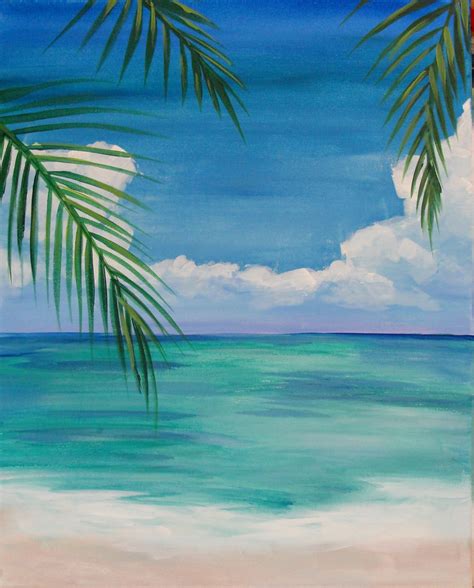 Easy Beach Painting
