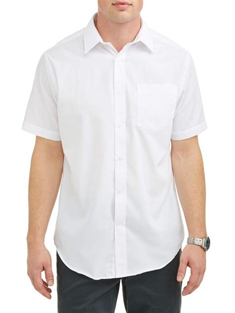 George Men's Short Sleeve Dress Shirt - Walmart.com