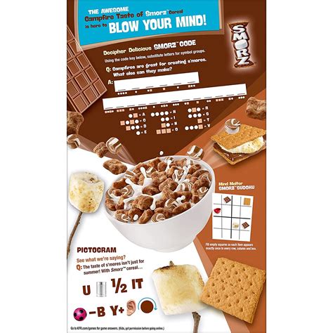 Buy Kellogg's Smorz Breakfast Cereal, 8 Vitamins and Minerals, Kids ...