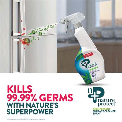 Buy NATURE PROTECT DISINFECTANT SURFACE CLEANING SPRAY, KILLS 99.99% ...