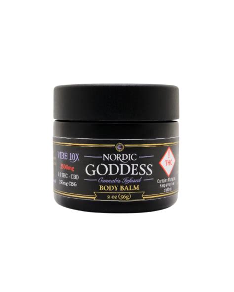 NORDIC GODDESS - BODY BALM 10X | 2500MG