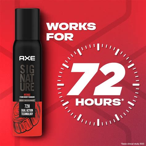 AXE Signature Intense Long Lasting No Gas Body Perfume Spray For Men 2 ...