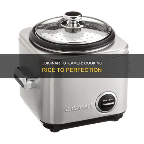 Cuisinart Steamer: Cooking Rice To Perfection | CyCookery