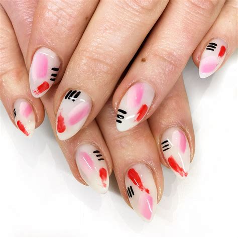 Abstract nail art is perfect for any season. With brushstrokes and ...