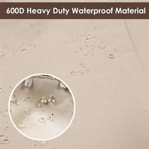 Buy Vailge Heavy Duty Patio Sofa Cover, 100% Waterproof 3-Seater ...