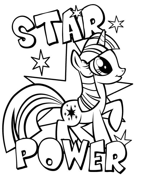 Free Printable Coloring Pages Of My Little Pony - Printable And ...