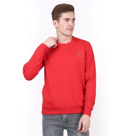 Red Round Neck Sweatshirt – Deer Club