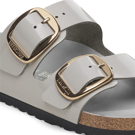 Arizona Big Buckle Naturlæder Patent High-Shine Stone Coin | BIRKENSTOCK