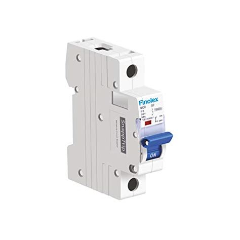 Finolex SnappTrip MCB | Single Pole - C Curve | SP - 10 AMP : Amazon.in ...