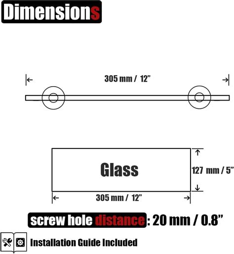 Buy JQK Bathroom Glass Shelf Gold, Tempered Glass Shower Storage 12 by ...