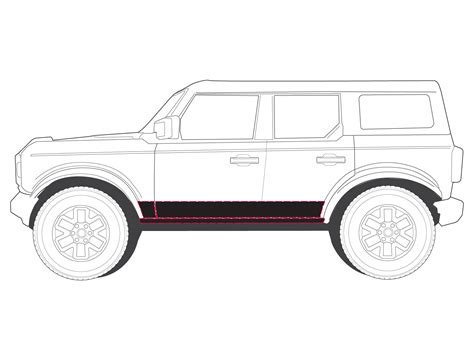 Bronco 2021-2026 4 Door Blackout Package | Accessories | Ford.com