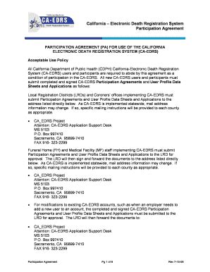 Fillable Online smchealth Electronic Death Registration System ...