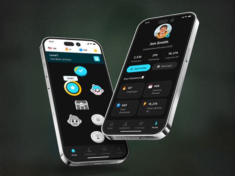 Language Learning App UI Design 的图像结果