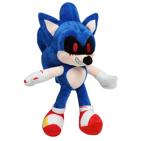 Dark Sonic Stuffed Animal 40cm New Dark Hell Blue Black Shadow