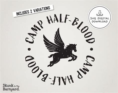 Percy Jackson Camp Half Blood Logo