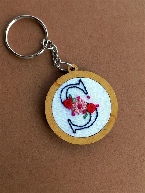 Image result for How to Make Embroidered Keychains
