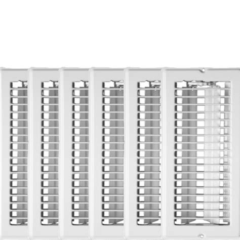 Continental Industries Mobile Home White Floor Registers 4 X 8 (6 Pack ...