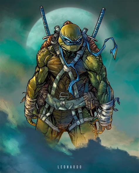 Ninja Turtle Leonardo Art