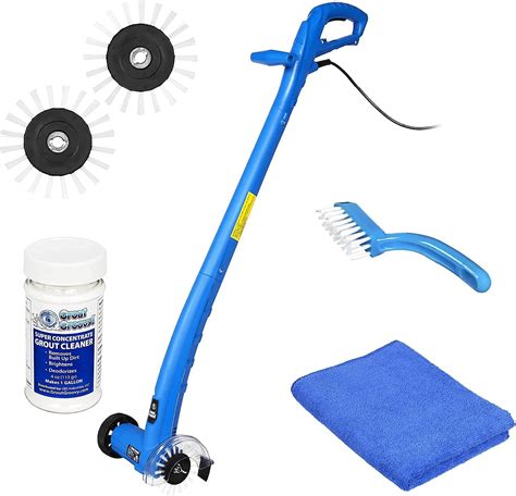 Amazon.com: Grout Groovy! Grout Cleaner Bundle | Electric Stand Up Tile ...