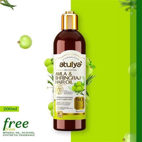 Buy ATULYA AMLA BHRINGRAJ HAIR OIL 200 ML Online & Get Upto 60% OFF at ...