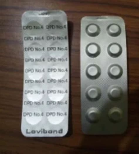 DPD Tablet - Ozone Test Kit Dpd Tablet No 4 Manufacturer from Ghaziabad