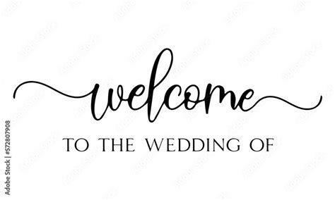 Welcome To Our Beginning Svg, Hand Lettered Cursive Text, Wedding Sign ...