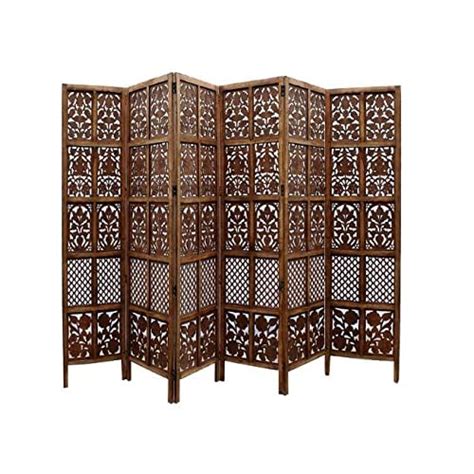 AMAZING CRAFTLAND Wooden partition for Pooja Room/Separators for Living ...