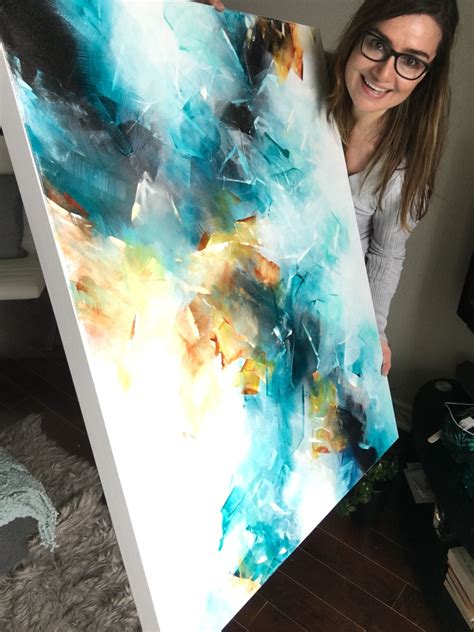 Acrylic on canvas abstract painting by Deniz Altug | Contemporary ...