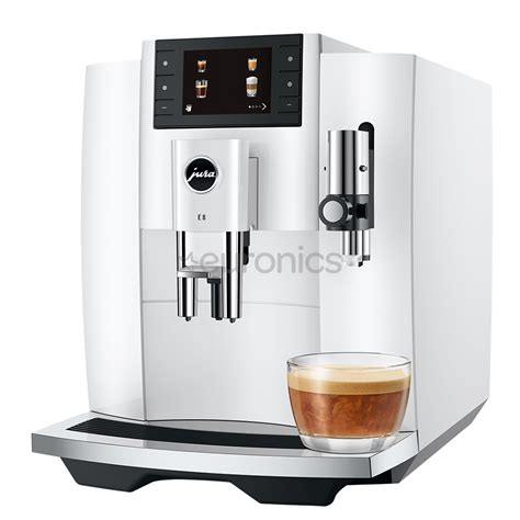 JURA E8 (EC), Piano White - Espresso machine, 15585 | Euronics