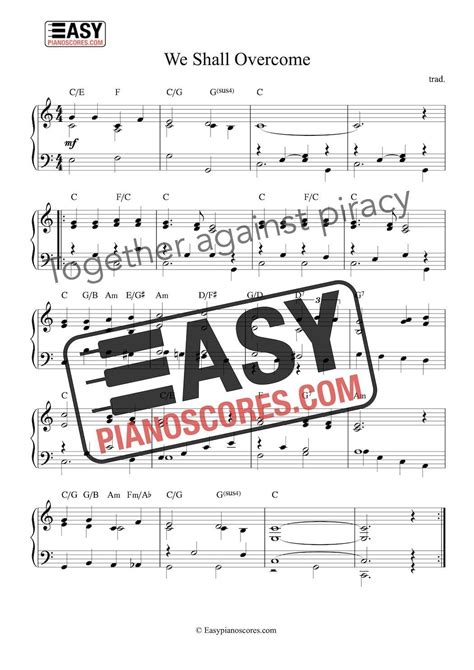 We Shall Overcome Guitar Chords