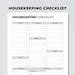 Buy Housekeeping Checklist Printable, Airbnb Cleaning Checklist ...