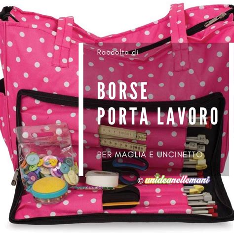 Accessori Maglia Borsa Yarwo Per Lavoro A Maglia E Uncinetto - 2