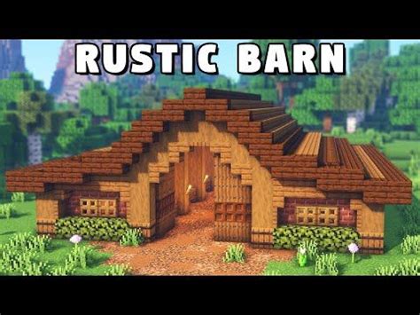 Image result for Minecraft Rustic Barn Tutorial