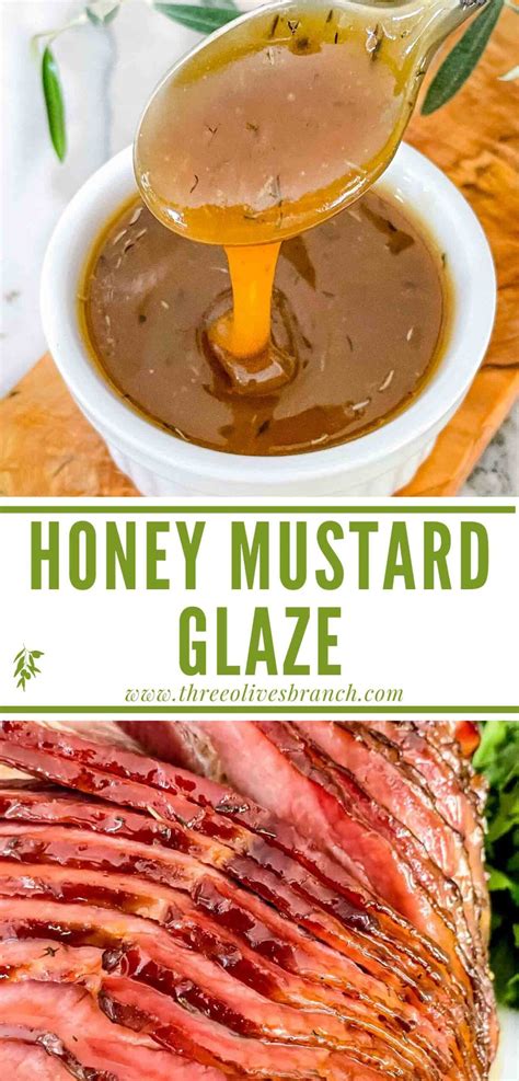 Honey Mustard Glaze is made with a few simple ingredients and a perfect ...
