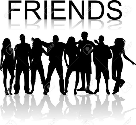Group Of Friends Clip Art