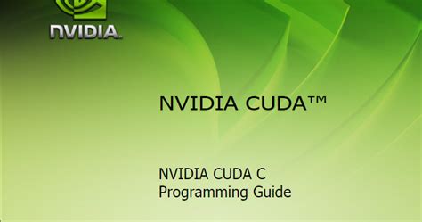 Image result for Cuda C Programming Guide