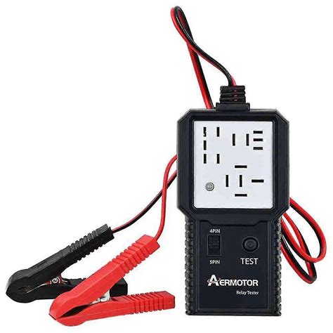 Universal 12V-24V Car Relay Tester Electronic Car Relay Tester Car Battery Checker Alternator ...