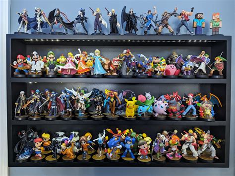 My Smash Bros Amiibo Collection is now up to date! : r/amiibo