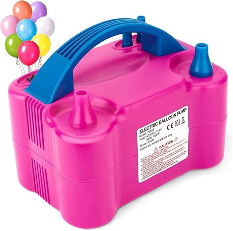 Toy Imagine™ Electric Air Balloon Pump Machine, Dual-Nozzle Portable ...