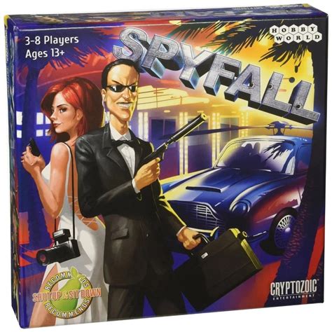 Cryptozoic Spyfall Board Game — Toycra
