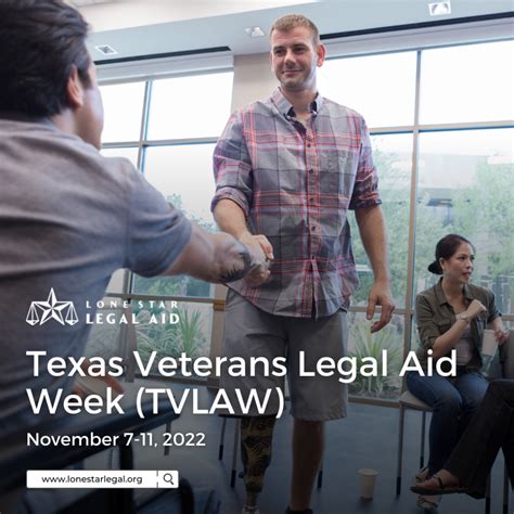 November 7-11th is Texas Veterans Legal Aid Week 2022 • Lone Star Legal Aid