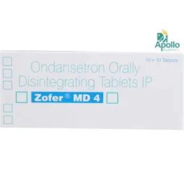 Zofer MD 4 Tablet | Uses, Side Effects, Price | Apollo Pharmacy