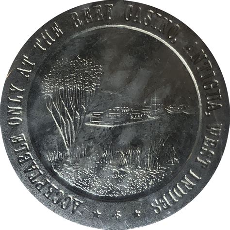 50 Cents (Reef Casino gaming token, Antigua) - Antigua and Barbuda ...