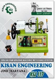KIJ-117 Ceiling Fan Stator Winding Machine With Hand System
